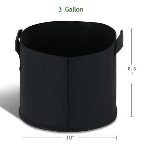 5 gallonos gyári közvetlenül termesztő táska fogantyúval