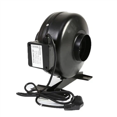 Acél szellőzőcsatorna beépített ventilátor