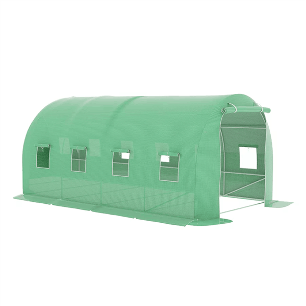 Növényi növekedés üvegházhatású alagút üvegház